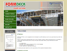 Tablet Screenshot of formdeckconstructions.com.au